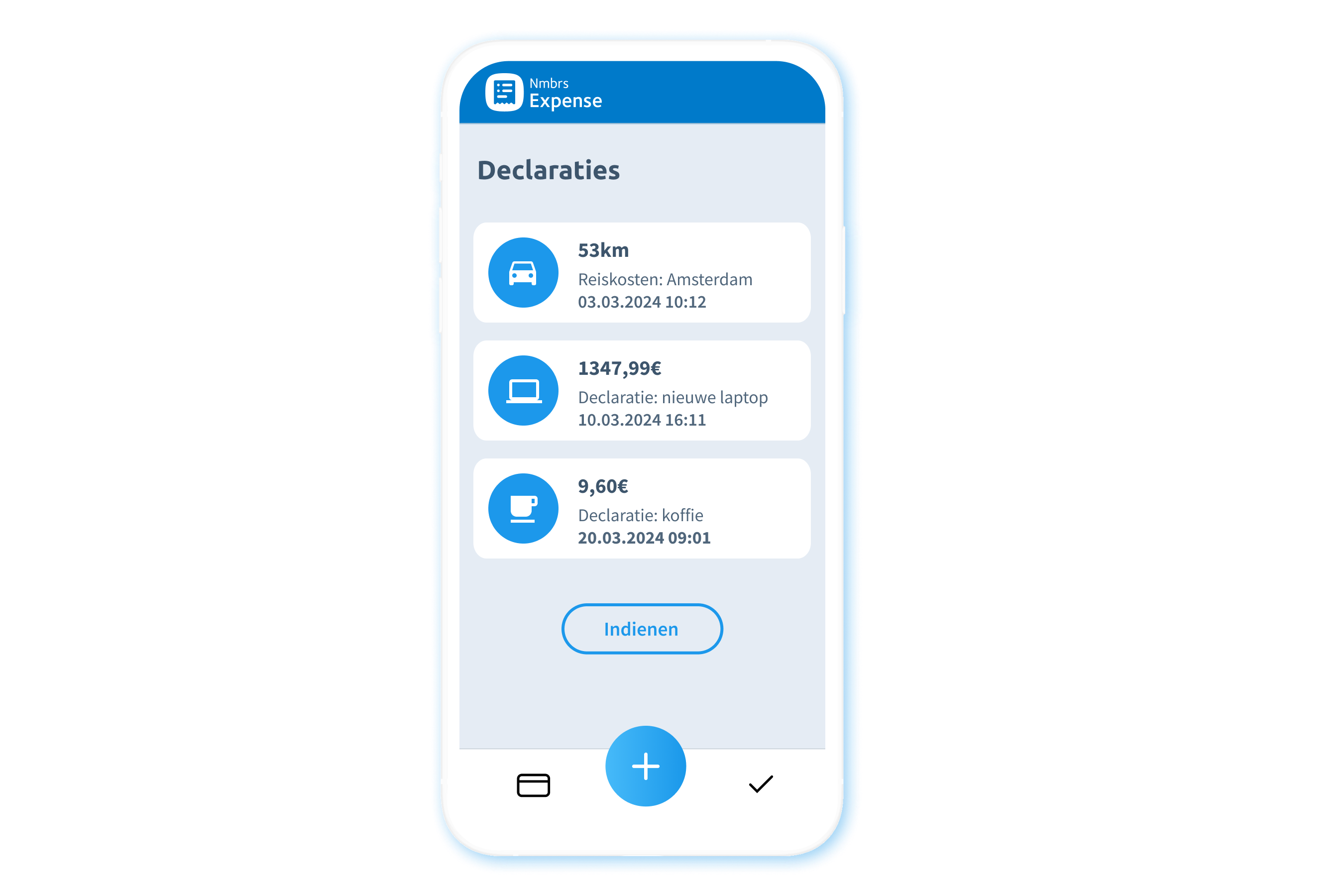 digitaal onkosten declareren app managers