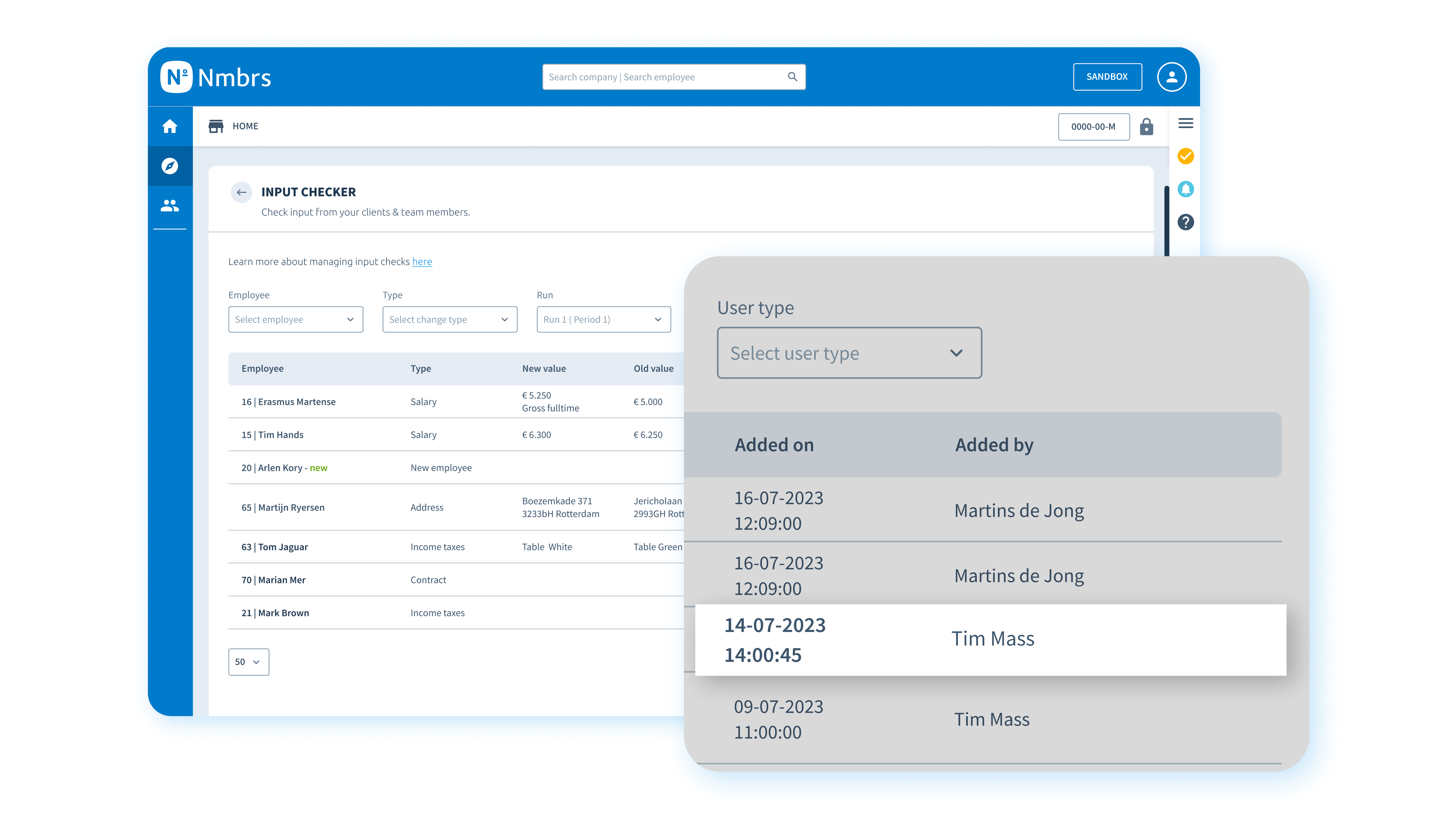 EN - Input Checker - Transparency - Website