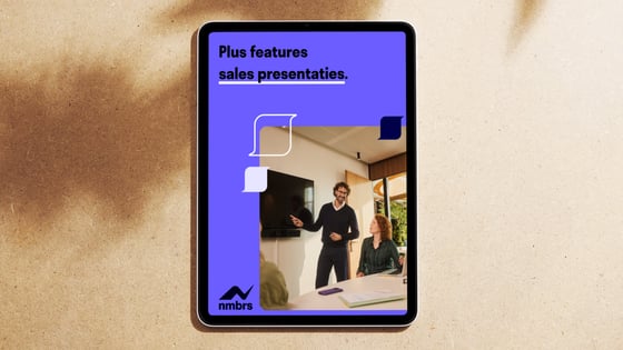 Plus features sales presentatie
