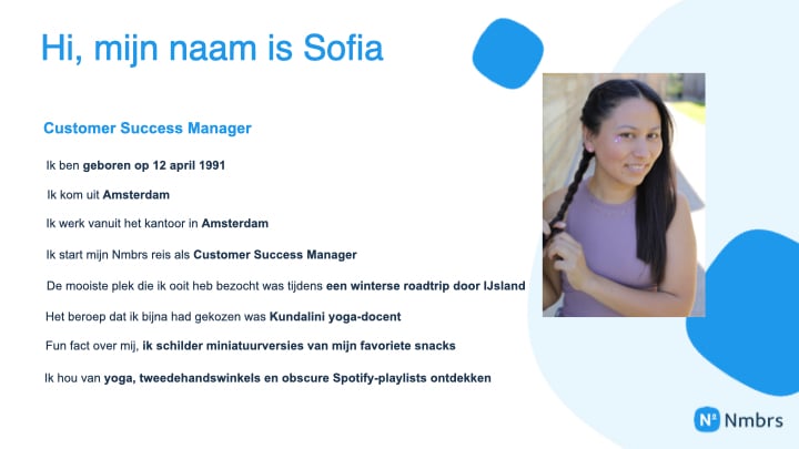 nieuwe collega voorstellen