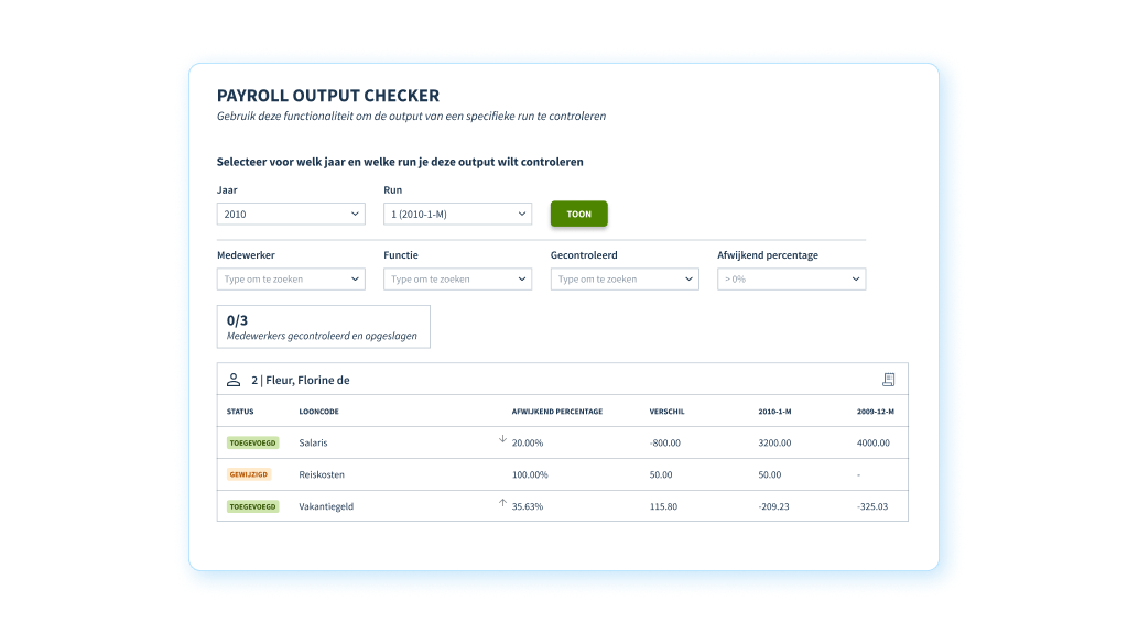 online salaris administratie output checker